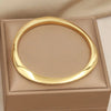 316L Classic Stainless Steel Metal Irregular Bangles for Women Elegant Bangles Bangle Wrist Jewelry - Image 6
