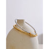 62mm Stainless Steel Double Layer Round Stacking Bracelet Bangle Stainless Steel Zirconia Minimalist Jewelry - Image 4