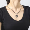 Eueavan Star of David Pendant Necklace Women Men Stainless Steel Gold Silver Black Color Classic Six-pointed Star Jewish Jewelry - Image 5