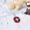 Anime Acrylic Necklace Fluorescent Rod Black Red Colors mixed with Inspired Compass Pendant Necklace Gifts For Girls - Image 1