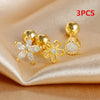 3PC Stainless Steel Tragus Cartilage Piercing Earrings Set for Women Gold Color Helix Tragus Ear Stud Earring Jewelry - Image 8