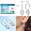 Silver Hoop Earrings Studs Drop Earring for Women Birthday Party Wedding Engagement Jewelry Gifts - Image 2