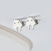 Cute Halloween Cartoon Ghost Earrings Stud For Women Stainless Steel Ear Piercing Black Earrings Minimalist - Image 10