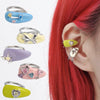 Y2K Colorful Dropping Glaze No Piercing Ear Cuff Earrings Sweet Zircon Hoop Ear Clip Studs Earring Girls Women Jewelry - Image 2