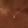 Mini Zircon Letter Choker Necklace for Women Delicate Gold Color Alphabet Charms Pendant Necklace Party Jewelry Gifts - Image 2