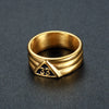 Classic 33 Masonic Ring Stainless Steel Jewelry Freemasonry Mason Biker Men Ring - Image 3