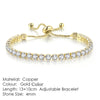 Dazzling Tennis Bracelet For Women Men 4/5mm Shiny Zircon Iced Out Chain Crystal Couple Men's Women's Bracelet Jewelry - Image 8