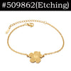 18CM+4CM Etched Hibiscus Flowers Bracelets For Women Hawaiian Guam Puerto Rico PR Jewelry Etching #509862 - Image 5