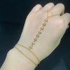 Double Layer Chain CZ Paved Star Charm Elegance Women Gold Color Hand Chain Bracelet - Image 4