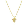 Full Zircon Mini A-Z Letter Pendant Neckalce Stainless Steel Chubby Balloon Initial Alphabet Gold Plated Choker Jewelry - Image 15