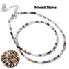 Faceted Gemstones Necklace 2mm Beads Quartz Crystal Tourmaline Lapis Shining Stone Beaded Necklace Choker Jewelry - Image 21