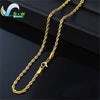 Stainless Steel Layered Chain Necklace with Rope or Box Chain Styles and 40 cm to 60 cm Length Options - Image 2