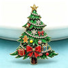 Bowknot Christmas Tree Brooches For Women Unisex 2-color Beautiful Winter Pine-tree Year Plants Party Brooch Pins - Image 5