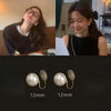 Copper Pressure Earrings Gold Color Rhinestone Spiral Cartilage Ear Cuff Lightweight Silver Color Clip on Compression Earring - Image 9