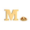 Quality Brass Initial A to Z 26 Letters Pin English Symbol Design Men's Suit Collar Lapel Brooch Pin - Image 14