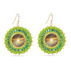 Badu Colorful Round Beaded Drop Earrings For Women Handmade Bohemia Beads Crystal Big Earrings Jewelry Gifts - Image 19