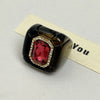 Colorful Rhinestones Ring Geometric Three-dimensional Finger Ring Elegant Jewelry Square Ring Women - Image 14