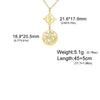 Double Amulet Protection Necklace Witch Knot Pentagram Tetragrammaton Stainless Steel Protection Jewerly - Image 20