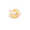 Bohemian Stainless Steel Plated Gold Rings Sets Crystal Star Moon Flower Butterfly Constellation Knuckle Finger Ring for Women - Image 10