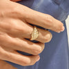 Twist Ring Bread Shape Silver Color Gold Color Rings For Women Accessories Finger Jewelry Gifts - Image 3