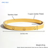 Simple Cross Stainless Steel Bangle Can Open Bracelet For Women Men Gold Color Daily Cuff Jewelry 1PC - Image 3