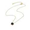 Gold Plated Stainless Steel Necklace Woman Five Leaf Petals Double Sided Necklaces for Women Pendant Flower Clover Jewelry - Image 31
