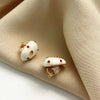 Colorful Zircon Water Droplet Earrings For Women White Oil Dripping Irregular Earrings Jewelry Gift - Image 7