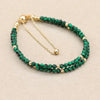 3MM Simple Elegant Bohemian Beaded Bracelet Double Layered Olivine Crystal Beads Magnetic Strand Bracelet Women Jewelry - Image 7
