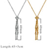 Stainless Steel Bamboo Joint Woven Mesh Pocket Pendant Necklace For Women Women Street Photography Necklace Jewelry - Image 9