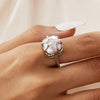 Silver Color Minimalist Irregular Twined Finger Rings Creative Geometric Punk Opening Rings for Women Girls Jewelry - Image 3