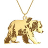 Stainless Steel Bear Pendant Necklace For Women Men Chains Jewelry Birthday Gifts Animal Choker Collar Accessories - Image 2