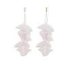 Large Yarn FLower Petal Earrings For Women Long Drop Jewelry Aesthetic Summer Accessories Party - Image 18