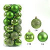24Pcs 3/4/6CM Christmas Balls Big Ball Christmas Tree Pendant Ornaments for Party Decor Year Navidad Gifts Accessory - Image 19