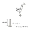Titanium Starburst Climber Helix Stud Earring 16G Celestial Star Cartilage Earlobe Piercing Jewelry - Image 14