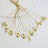 Creative A-Z Balloon Bubble Letter pendant Neckalce for Women Gold Plated Chunky Initial Necklaces Jewelry Birthday Gift - Image 4