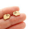 Stainless Steel Twelve Zodiac Animals Stud Earrings Jewelry Cow Pig Dog Rabbit Earrings Chinese Year Gift - Image 10