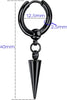1 or 2 Pairs 316L Spike Dangle Drop Hoop Earrings for Women Stainless Steel Hoops Cuff Cartilage Men‘s Geometric Punk Earrings - Image 2