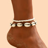 2PCS Bohemia Natural Shell Anklets For Women Small Resin Beads Summer Beach Shell Barefoot Ankle Bracelet Leg Chain Foot Jewelry - Image 9
