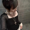Silver-Tone Cross Pendant Necklace in 45 cm or 60 cm - Image 9