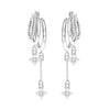 Silver Colorful Love Satellite Drop Earrings Women Earrings Charm Versatile Party Jewelry Gifts - Image 19
