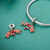 Silver Charm Christmas Santa Claus Reindeer Snowman Winter Bead Pendant Fit Bracelet Bangle Jewelry - Image 6