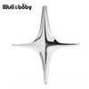 Stainless Steel Star Brooches For Women Men 2-color Simple Easy-match Metal Party Casual Brooch Pins Gifts - Image 3