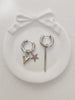 Punk Long Heart Star Pendant Earrings For Women Simple Geometric Circular Ear Buckle Jewelry Gift - Image 5