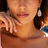 Stone Water Drop Dangle Earrings Bohemian Women's Delicate Banquet Party Holiday Handmade Jewelry - Image 2