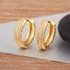Korea Waterdrop/Round Shape Irregular Geometric Earrings For Female Inlaid Colorful Zircon Ear Jewelry Accessories - Image 7