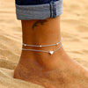 Boho Gold Silver Color Tassel Chain Bracelet Anklet Charms Snake/Starfish/Heart Sexy Leg Ankle On Foot Chain Beach Jewelry - Image 13