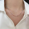 Silver Necklace Simple Personality Charm Choker Birthday Gift for Women Jewelry Accessories - Image 6