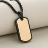 Military Dog Tag Pendant Chain Necklace For Men 316L Stainless Steel Jewelry Accessories Gift - Image 7