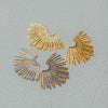 Yori Arrivals Hollow Fan Stud Earrings for Women Stainless Steel Summer Jewelry Recommend - Image 5