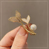 Crystal Red Color Two Tulip Flower Brooch For Women CZ Full Of Rhinestone Leaf Shiny Lapel Pins Wedding Party Badge Jewelry - Image 32